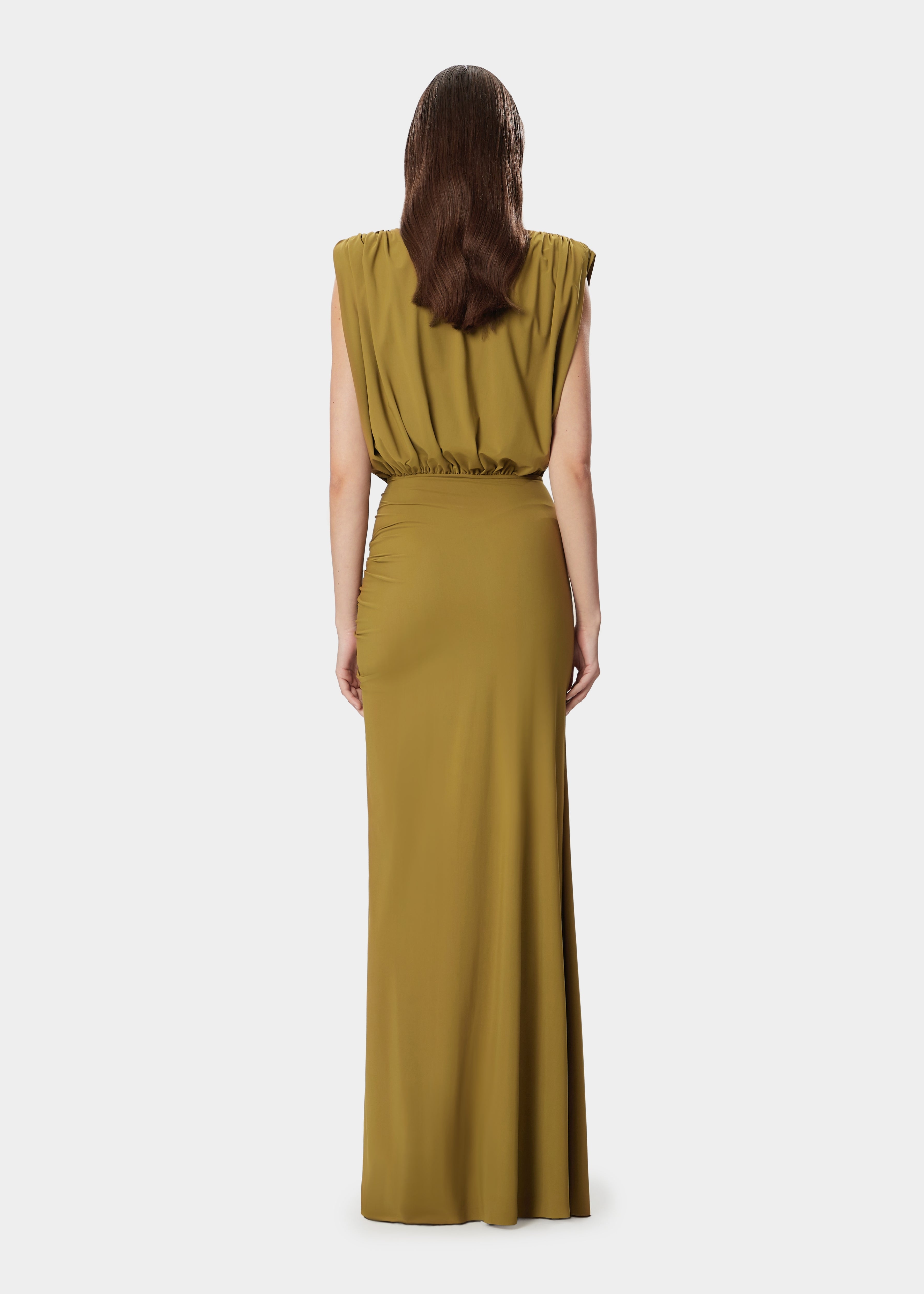 MEGHAN DRESS KHAKI GREEN