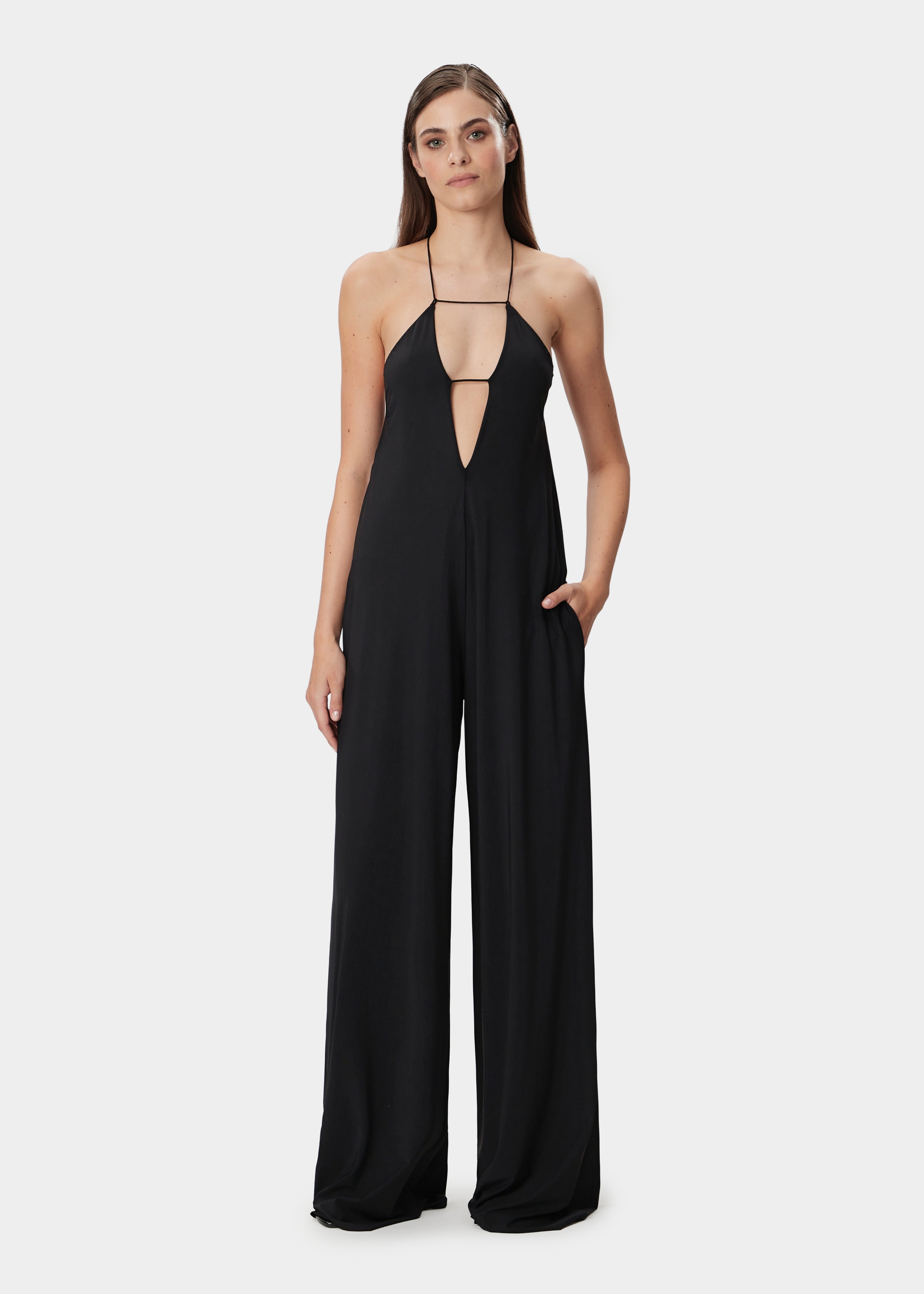 NORA JUMPSUIT DEEP BLACK