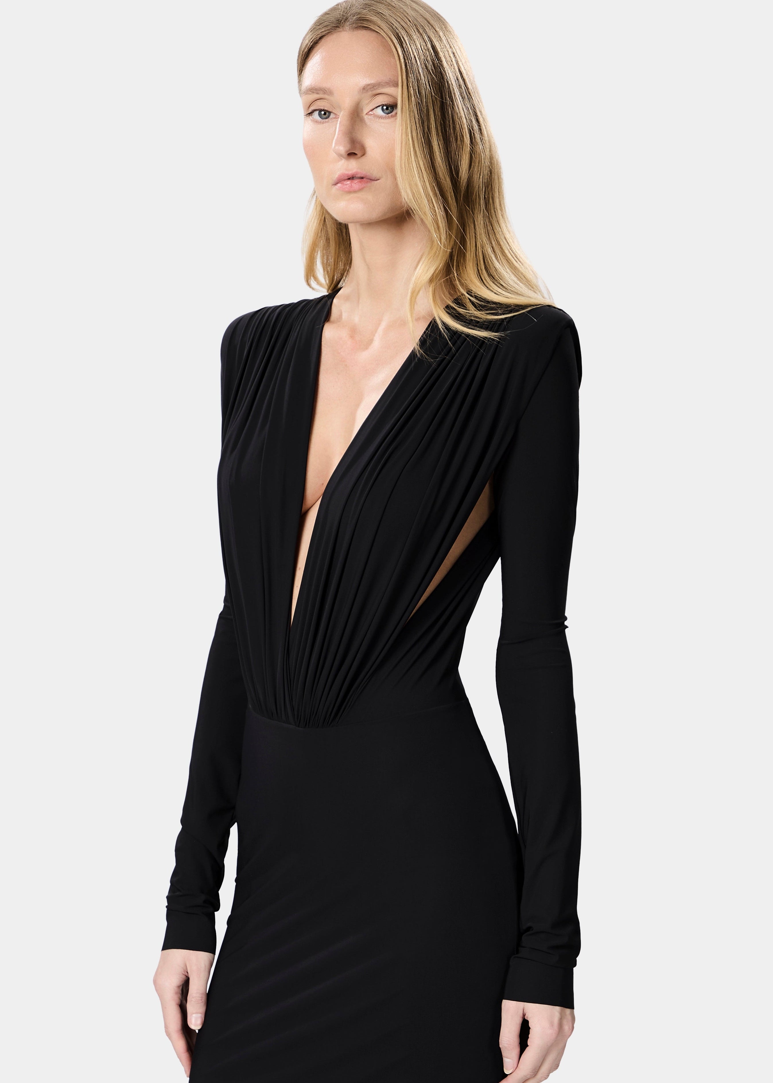 RASHA DRESS DEEP BLACK