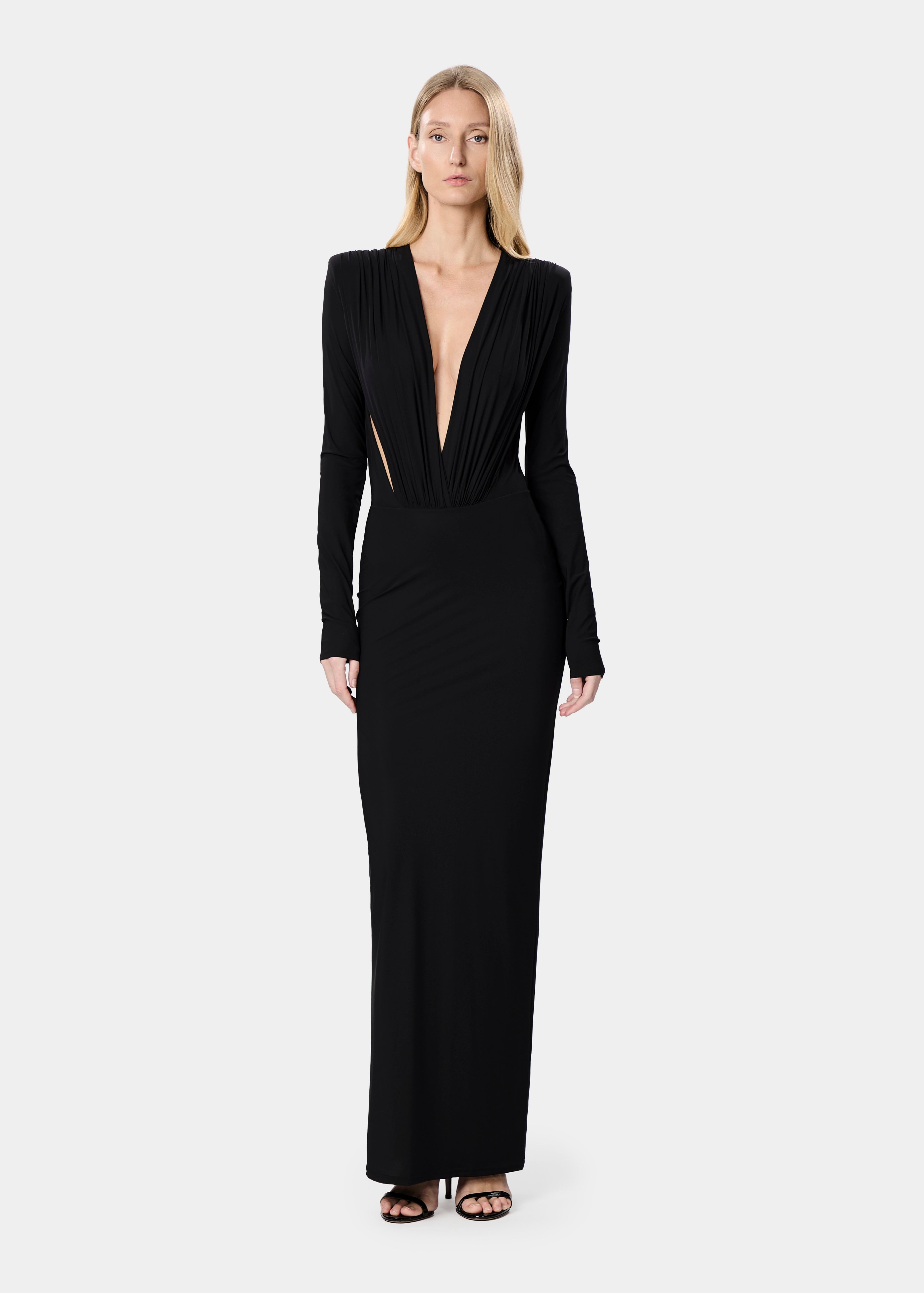 RASHA DRESS DEEP BLACK
