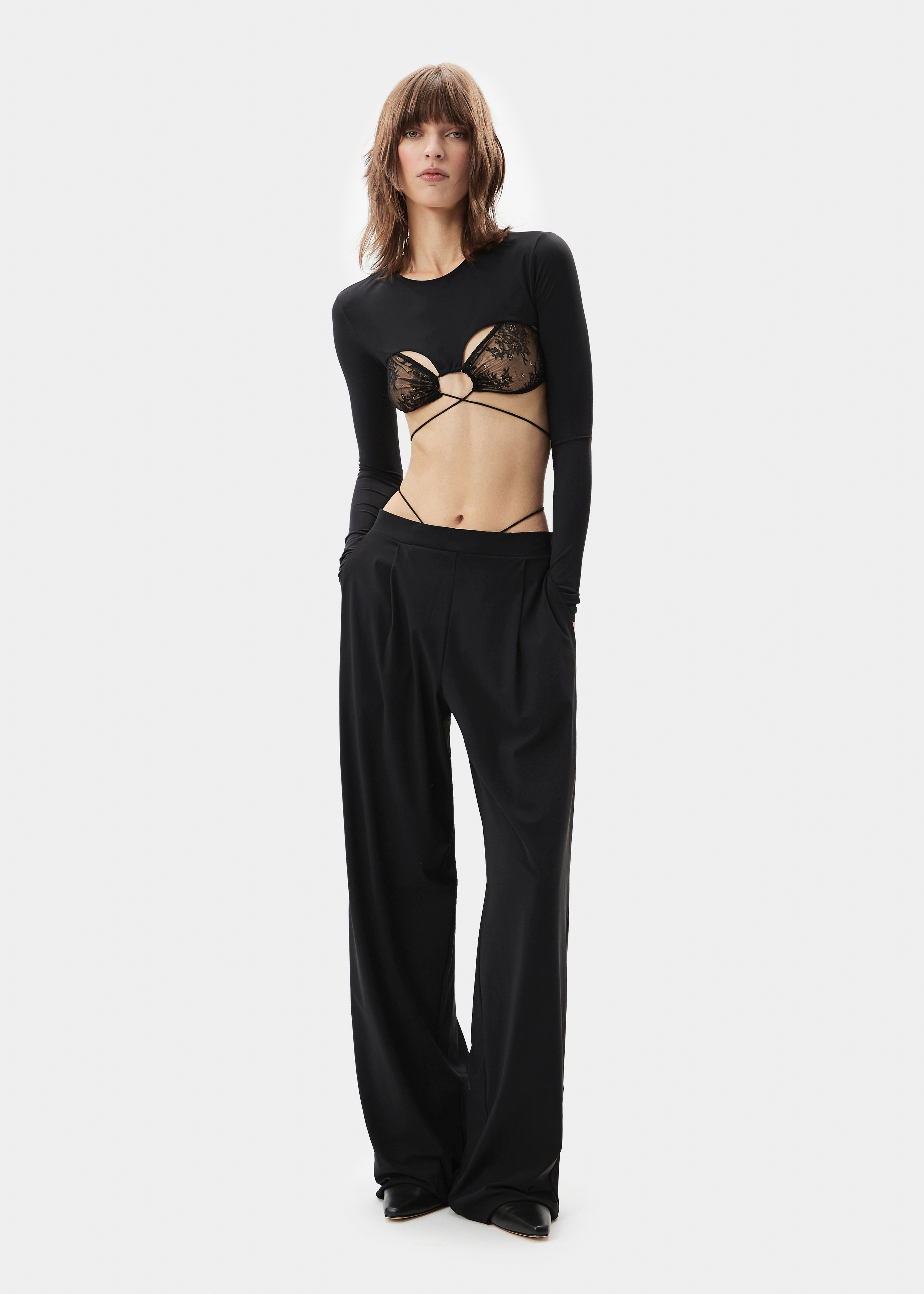 JILL LACE DEEP BLACK
